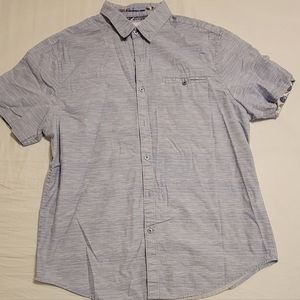 Ricky Singh Denim and Flower Large Button Up Shirt